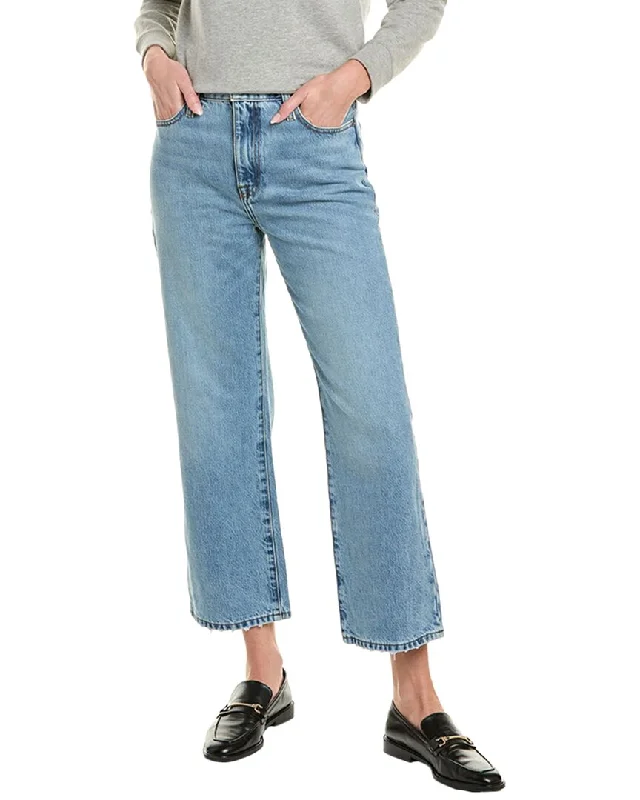 FRAME Denim Le Jane Divine Crop Jean Classic Blue Denim Jeans