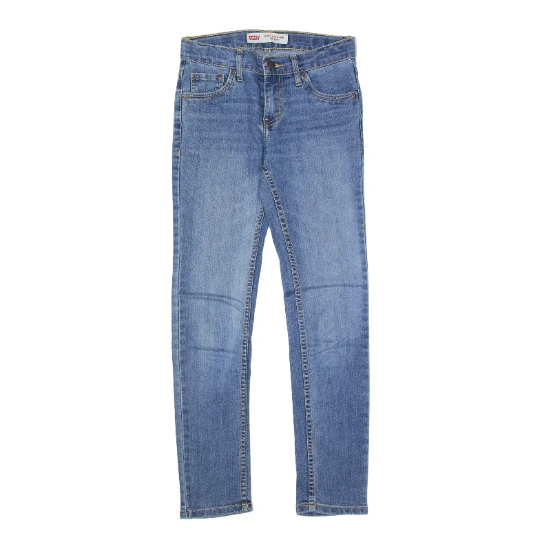 LEVI'S 519 Jeans Blue Denim Slim Skinny Stone Wash Womens W26 L28 Classic Black Denim Jeans LEVI'S 519 Jeans Blue Denim Slim Skinny Stone Wash Womens W26 L28 Classic Black Denim Jeans