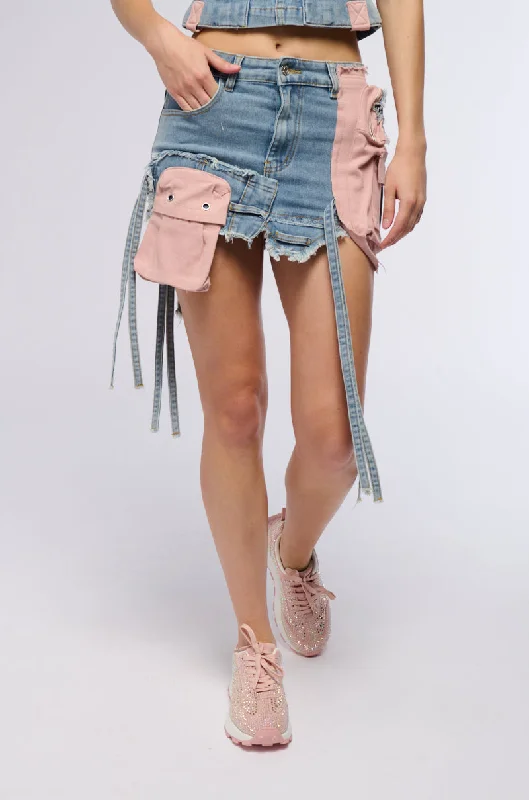DONT STOP ME NOW DENIM MINI SKIRT tulle skirt dreamy