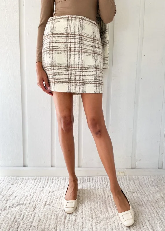 NANCY MINI SKIRT asymmetrical skirt cut