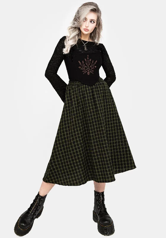 Terra Midi Skirt cashmere skirt soft