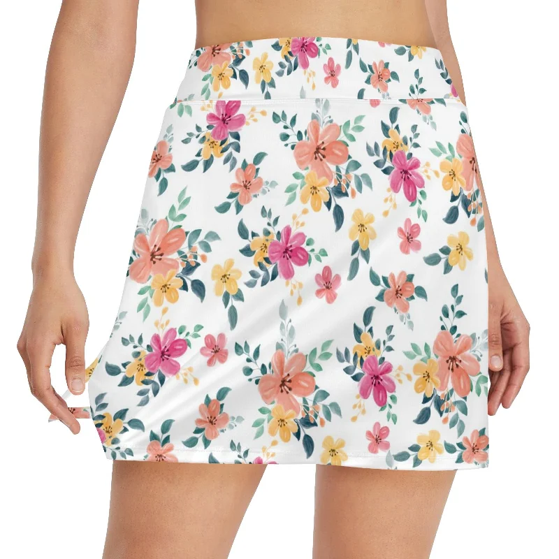 Women's Golf Skirt with Pocket (D64) seamless skirt comfort